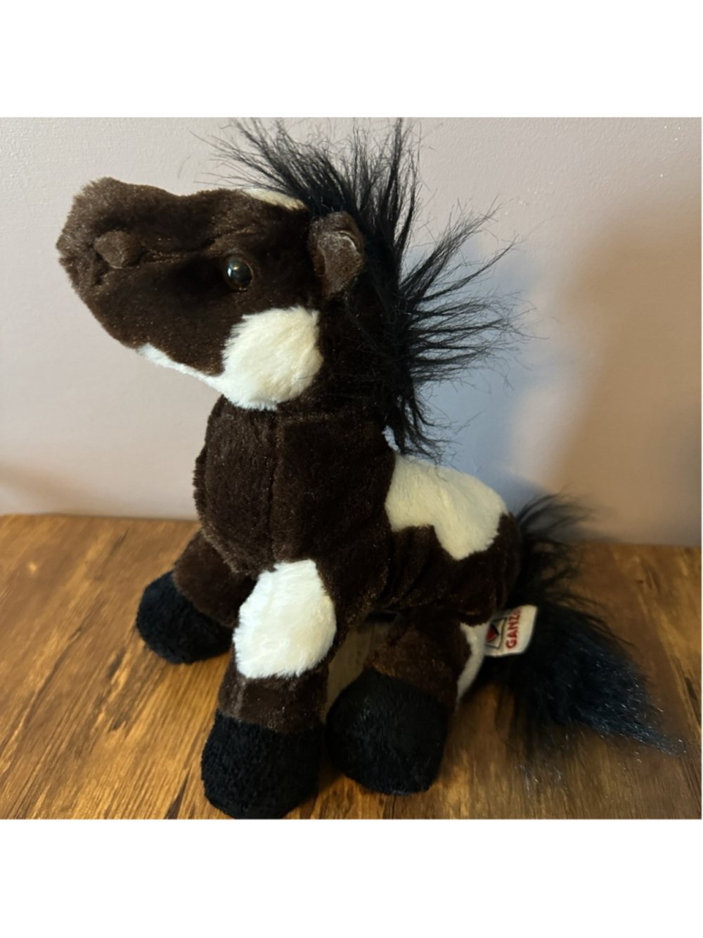 Webkinz Pinto Horse HM147 Plush Stuffed Animal Toy GANZ- No Code
